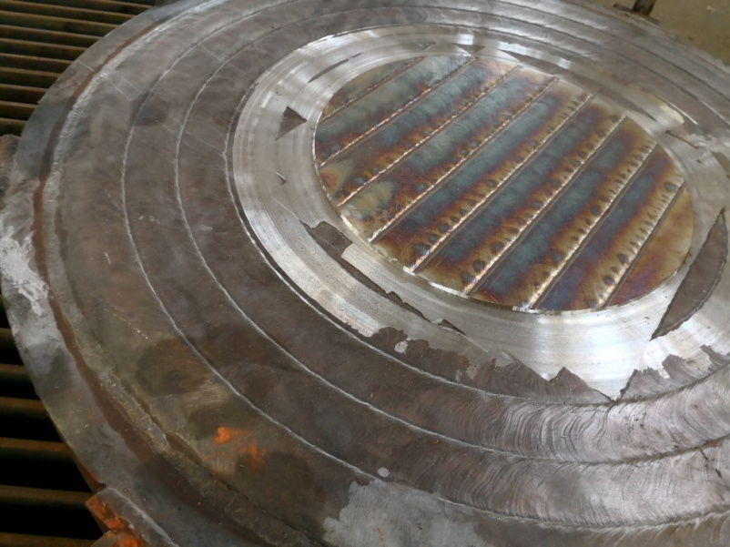 ASTM A266 Gr.2 Tubesheet, Stainless Steel Cladding, ASME VIII ASTM A266 Gr.2 Tubesheet, Stainless Steel Cladding, ASME VIII