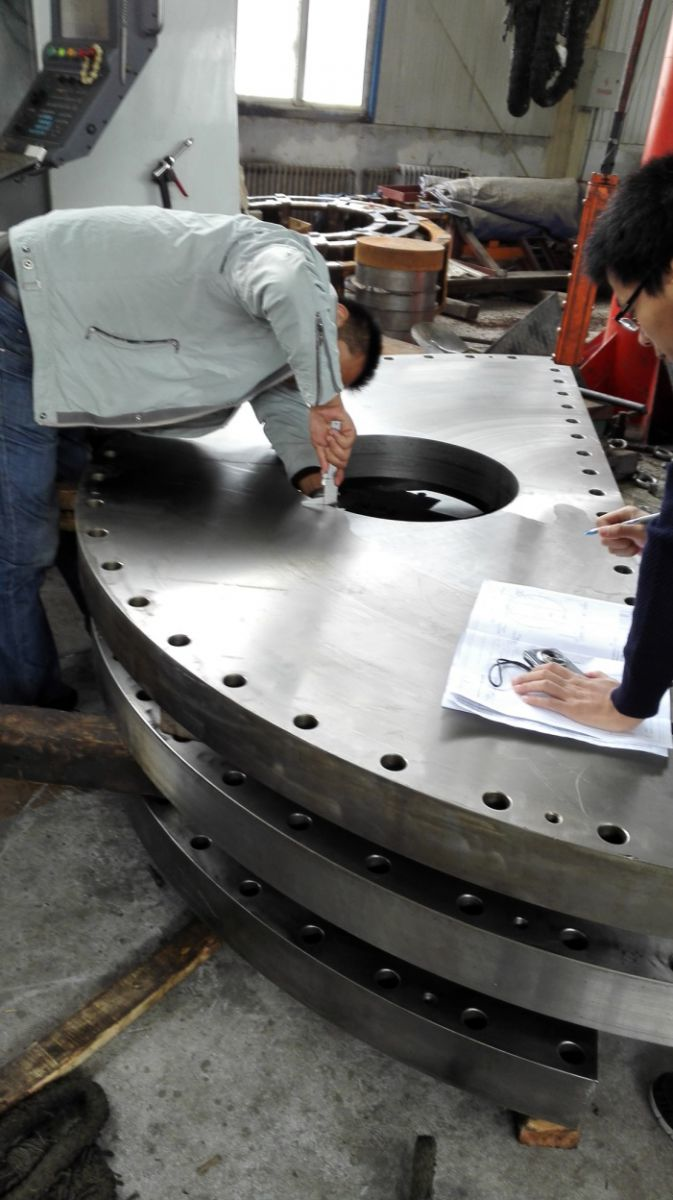ASTM A266 Gr.2 Tubesheet, Stainless Steel Cladding, ASME VIII ASTM A266 Gr.2 Tubesheet, Stainless Steel Cladding, ASME VIII