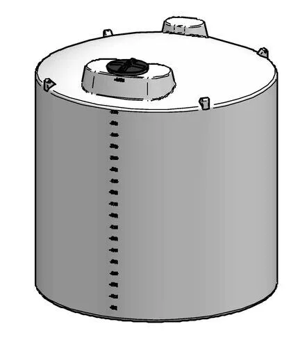 Vertical Storage Tank Drawing