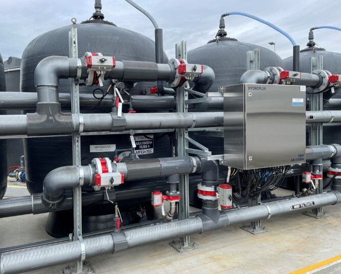 Air–Water Backwashing of Multimedia Filters