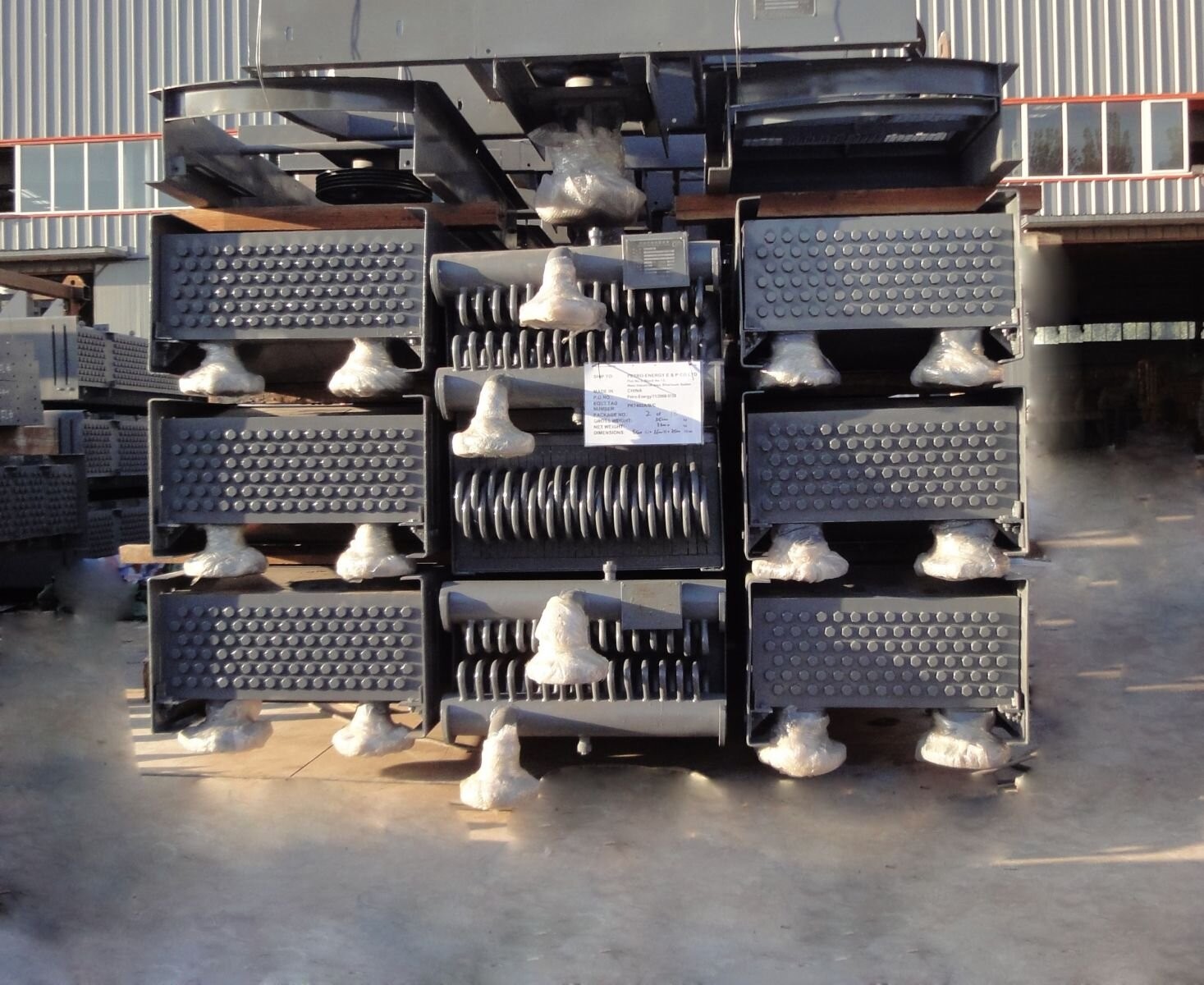 Aluminum Air Cooler Tube Bundle, ASTM A179M, 1000 MM Long