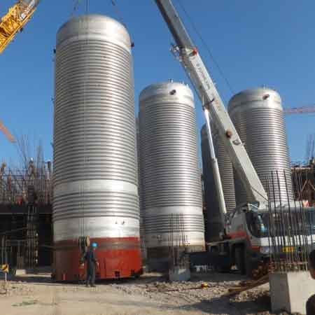 ASTM A516 70 Circulation Tank, EN 13445, ASME VIII-1, 1.7 MPa