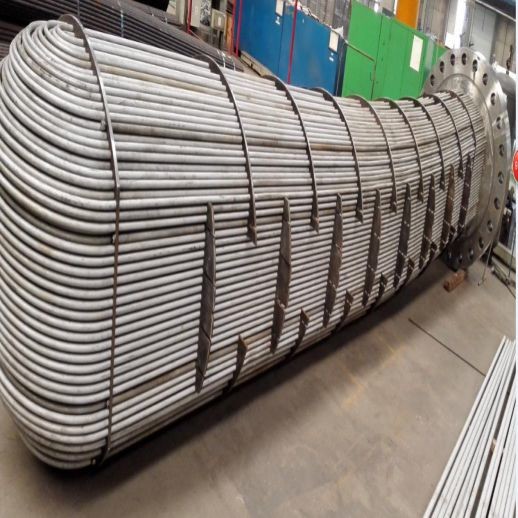 SS 304 Heat Exchanger Tube Bundle, ASTM A240 304, F=1095 m2
