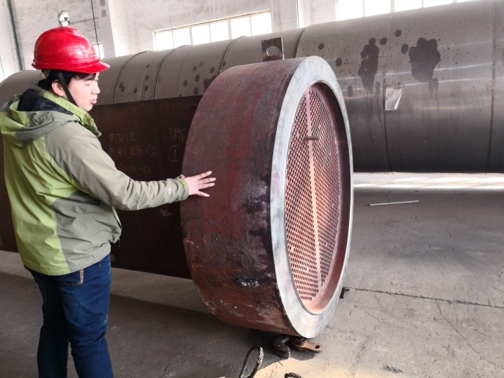 Waste Heat Recoverer, ASTM A387 Grade 12, 36.7 T, F=370 M2