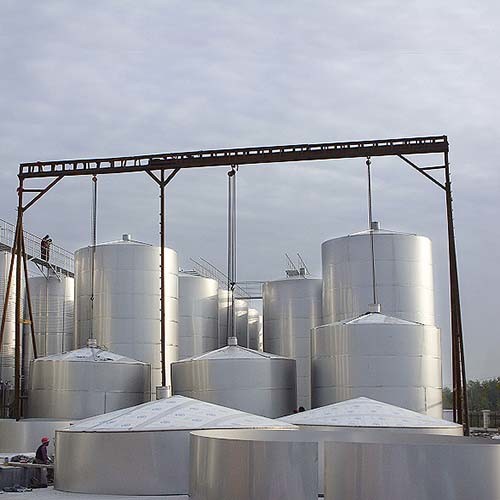 Stainless Steel Liquid Storage Tank, SS 316L, EN 13445
