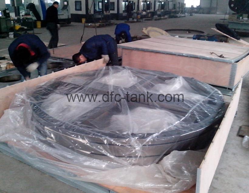 φ2320/2136, ASME SA266 Grade 2 + ASME SB265 Grade 1, δ( 92+4) Flange for Heat Exchanger