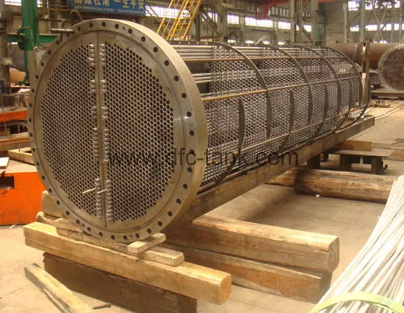 TEMA Stainless Steel Tube Bundle is Being Fabricated