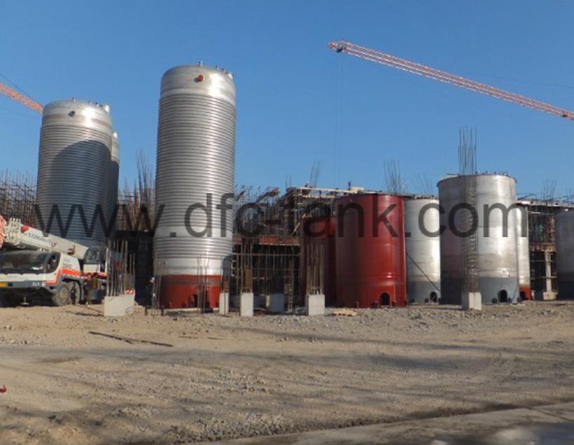 Fermentation Tank Installing Site for Penicillin Project
