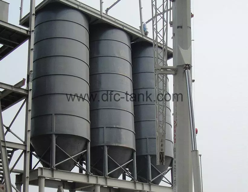 Vertical Type Cement mortar tank for construction industry