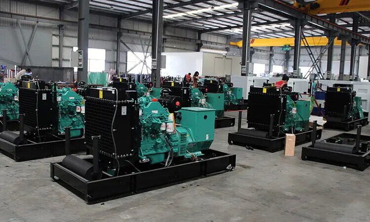 Diesel Generators in Workshop for Quality Check