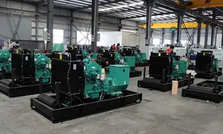 Diesel Generators in Workshop for Quality Check