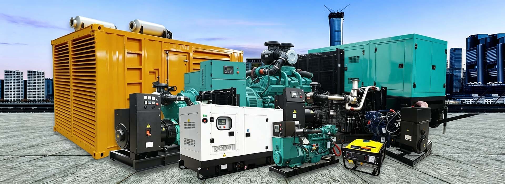 Genset Generator Products Dispaly