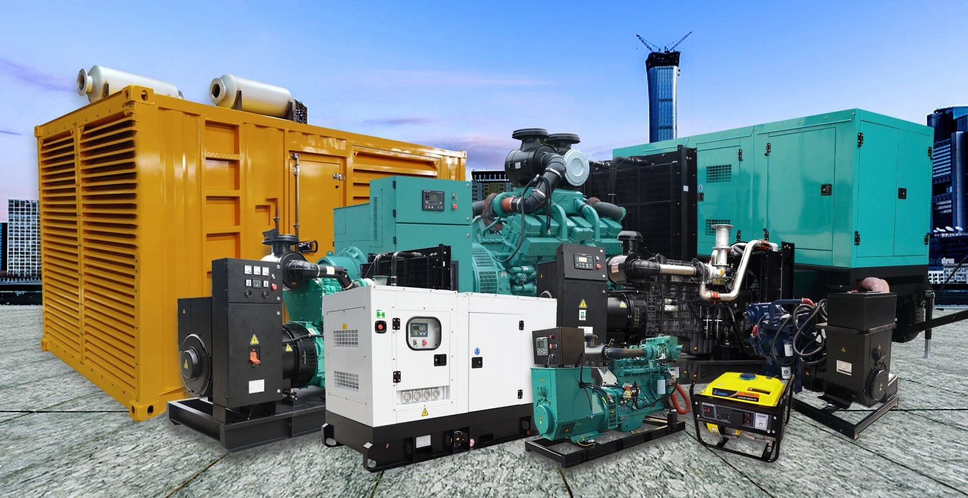 Genset Generator Products Dispaly