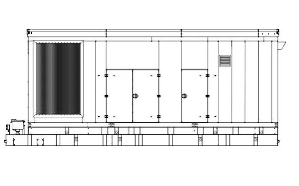 Silent Diesel Generator Sets Drawing