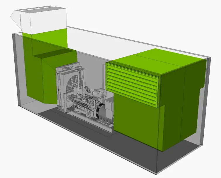 Noise Control in Diesel Generators