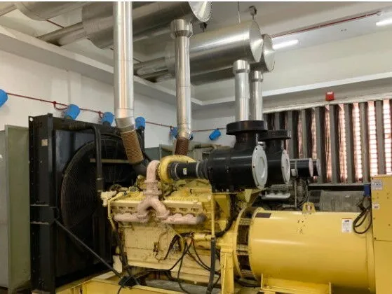 Installation of Diesel Generator Intake and Exhaust Systems