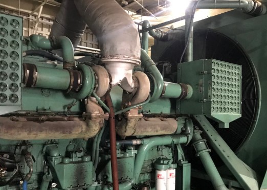 Diesel Generator Sets before Cleaning
