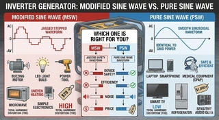 Inverter Generator Modified vs. Pure Sine Wave