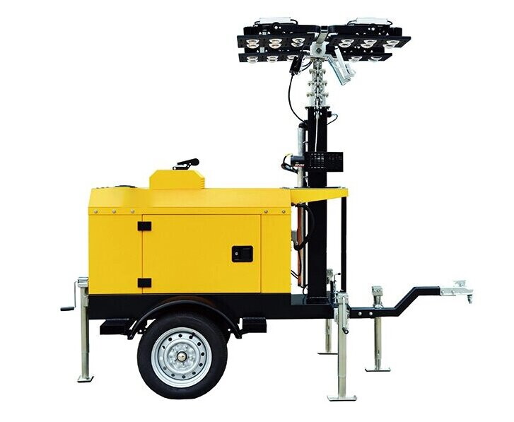6kW Light Tower Generator, Kubota Engine, 50Hz, 3 Cylinder