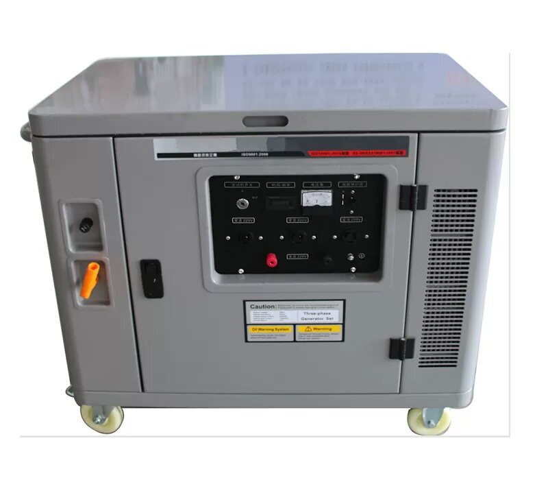 2 Cylinder Portable Generator, 15kW, 4 Stroke, Gasoline Fueled