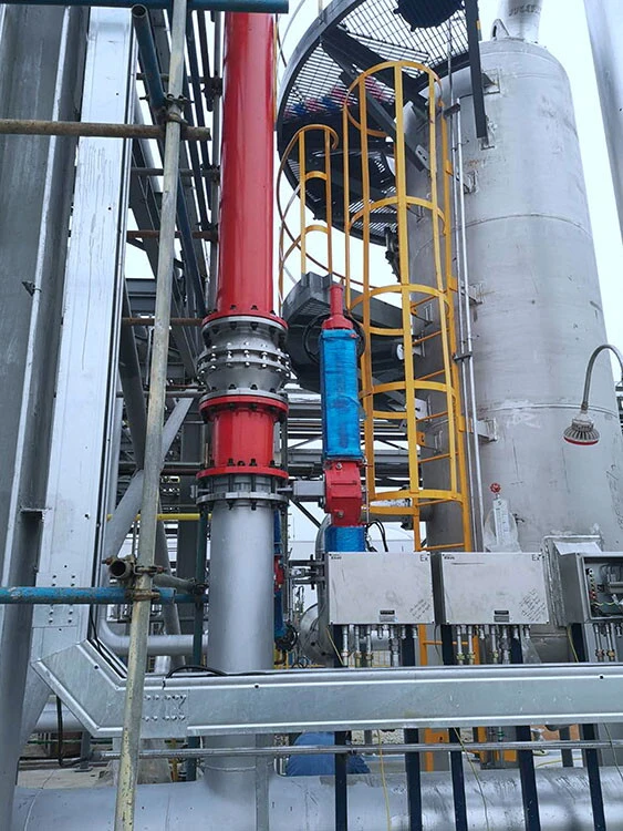 CONTROL VALVE FOR REFINERY PLANT