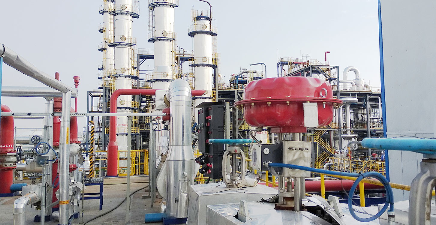 CONTROL VALVES IN RUBBER PLANT