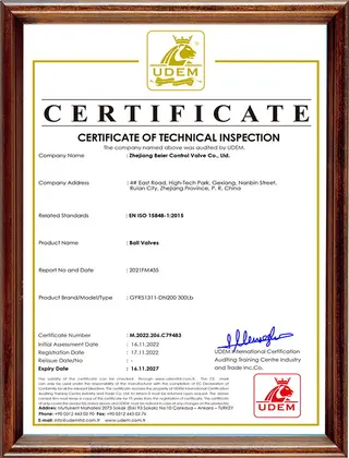 Low leakage certification