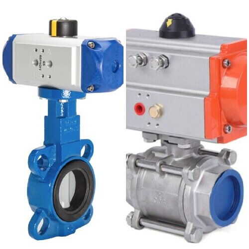 Comparing Pneumatic Ball and Butterfly Control Valves
