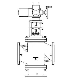Electric Control Valve Design Drawing Electric Control Valve Design Drawing