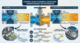 Control Valve Flashing & Cavitation