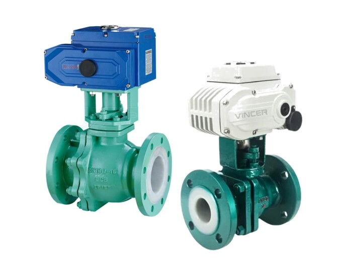 What are Electric PTFE-Lined Ball Valves?