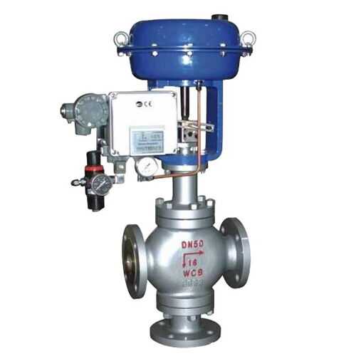 3-Way Diverting Control Valve, ASTM A217 WC9, 2 Inch, 150 LB