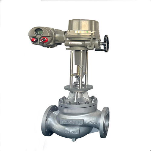 ASTM A351 CF3M Globe Control Valve, 6 Inch, Electric Actuator