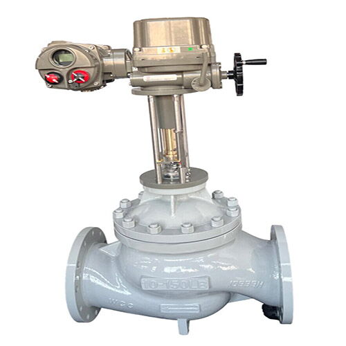 Electric Globe Control Valve, ASTM A216 WCC, 10 Inch, 150 LB