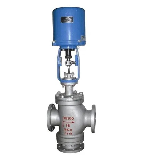 3-Way Mixing Control Valve, WCB, 4 Inch, 150 LB, Double Seat