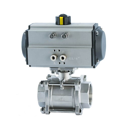 3-Piece Ball Control Valve, SS 304, SS 316, SS 316L, 1/8-4 IN