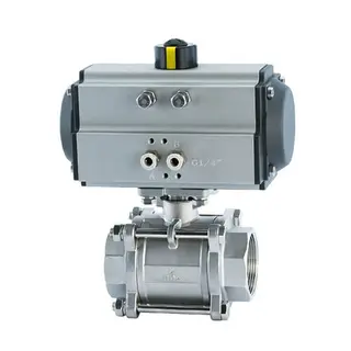 3-Piece Ball Control Valve, SS 304, SS 316, SS 316L, 1/8-4 IN