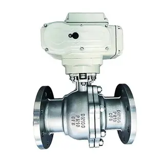 ASTM A351 CF8 Ball Control Valve, DN100, PN16, Flanged Ends
