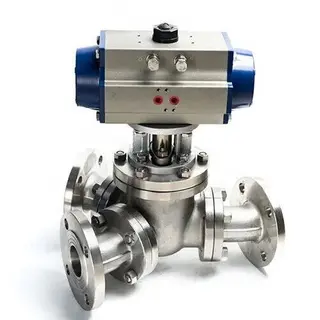 Y Type Ball Control Valve, Carbon, Stainless Steel, 2-14 Inch