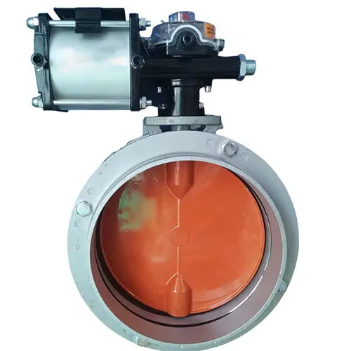 Aluminum Alloy Butterfly Control Valve, 8 IN, CL150, Flanged