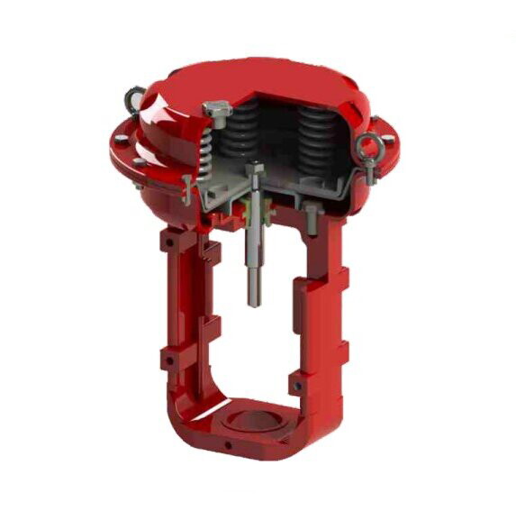 Multiple Spring Pneumatic Actuator, 60Si2MnA Spring, SS 304 Shaft