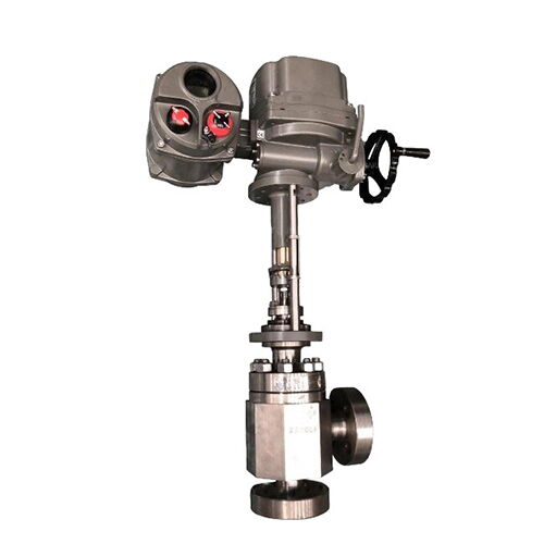 ASTM A182 F304 Angle Control Valve, 3 IN, CL2500, PSB, Flanged