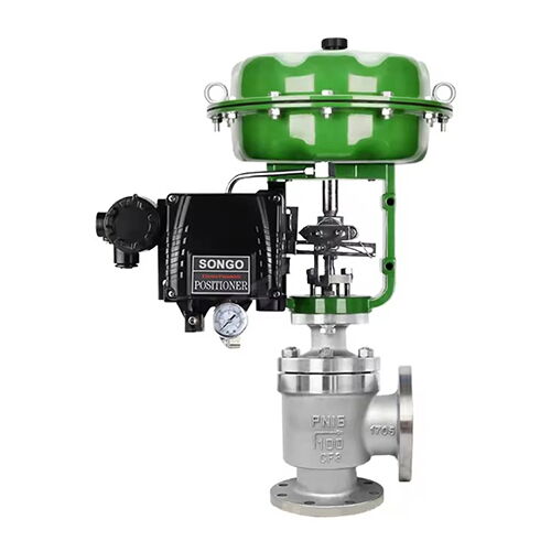 ASTM A351 CF8 Angle Control Valve, 4 Inch, 150 LB, Flanged