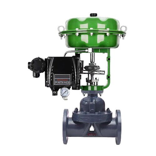 Carbon Steel Diaphragm Control Valve, WCB, 4 IN, CL150, PTFE