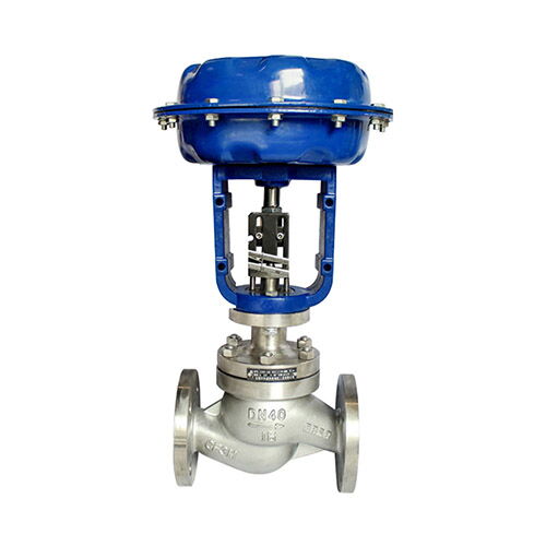 Pneumatic Globe Control Valve, ASTM A351 CF3M, DN40, PN16