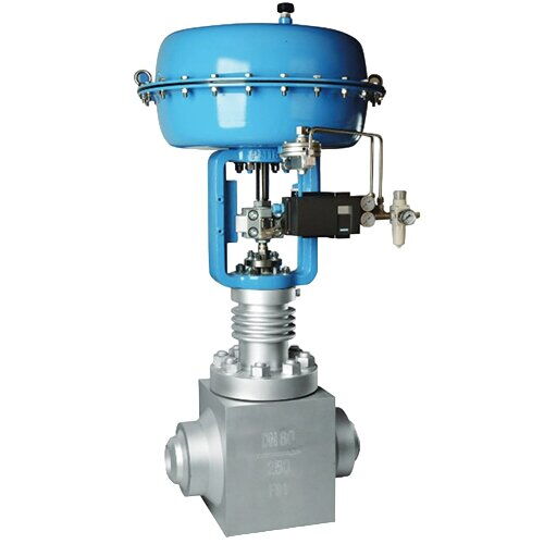 Pneumatic Labyrinth Control Valve, A182 F91, 3 Inch, 1500 LB