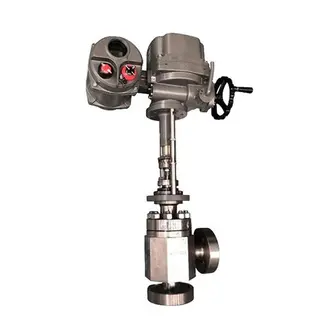 ASTM A182 F304 Angle Control Valve, 3 IN, CL2500, PSB, Flanged