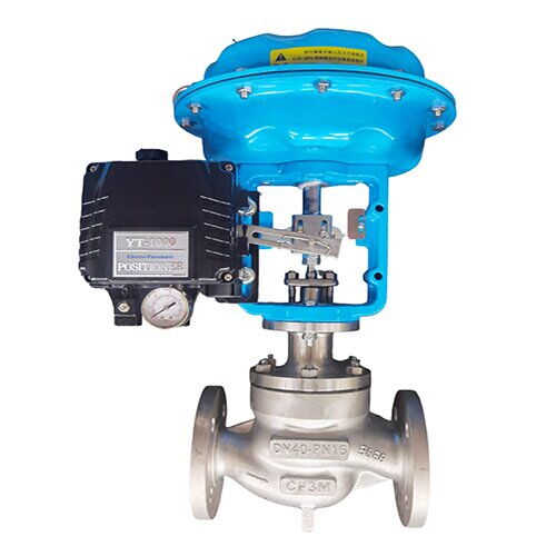 Single Seated Globe Control Valve, ASTM A351 CF3M, DN40, PN16
