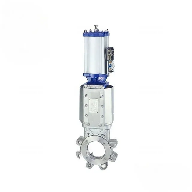 Pneumatic Knife Gate Control Valve, 2-24 Inch, CF8M, 150 LB