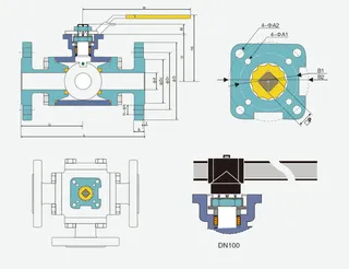 Drawing of Ball Control Valve